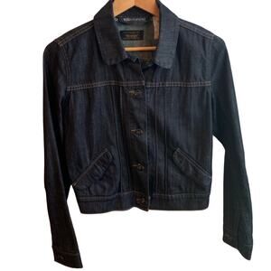 Levi’s Dark Denim Fashion Cropped Jacket Small